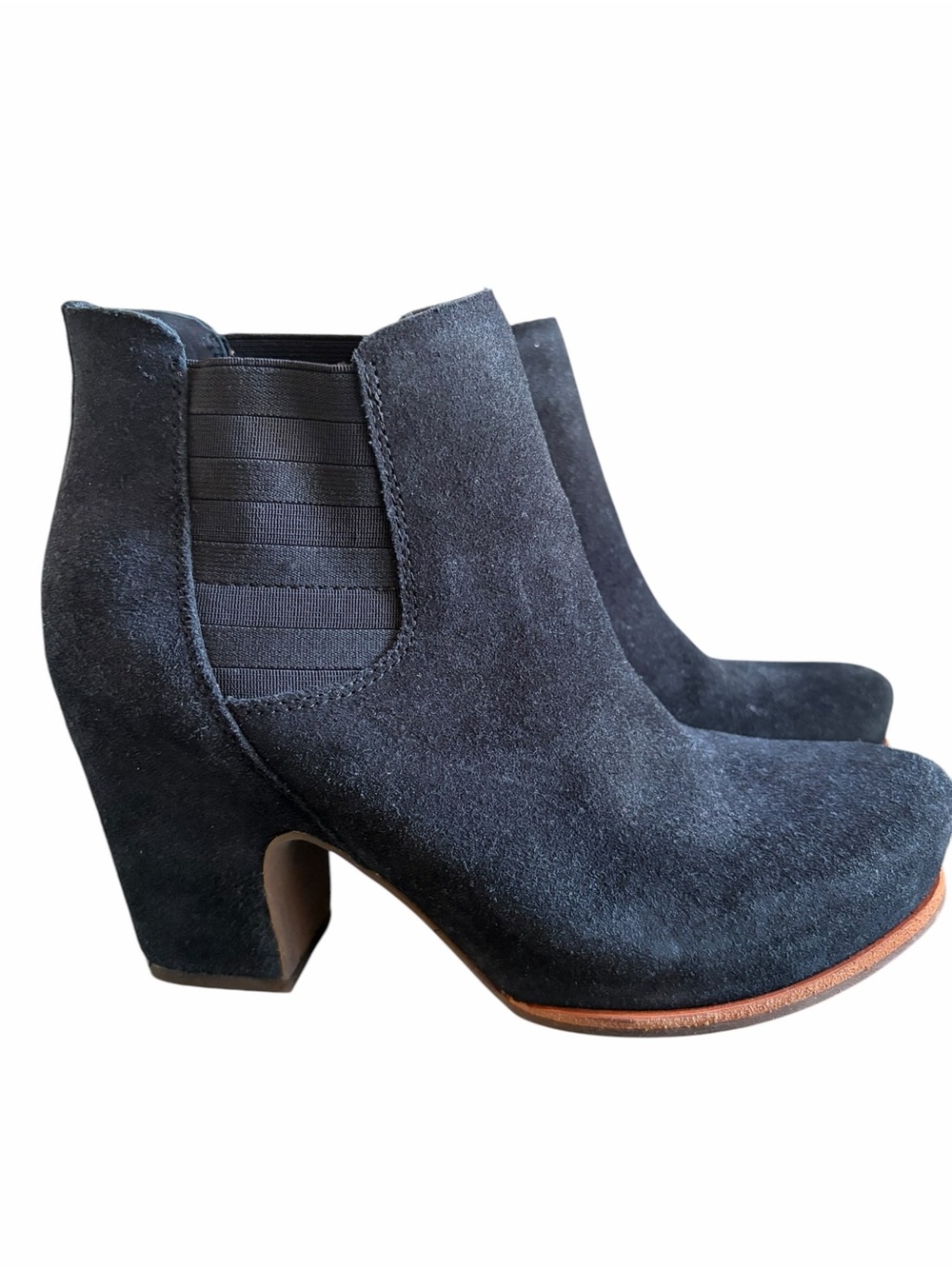 Kork Ease Shirome Black Suede Ankle Boots - Picture 2 of 8